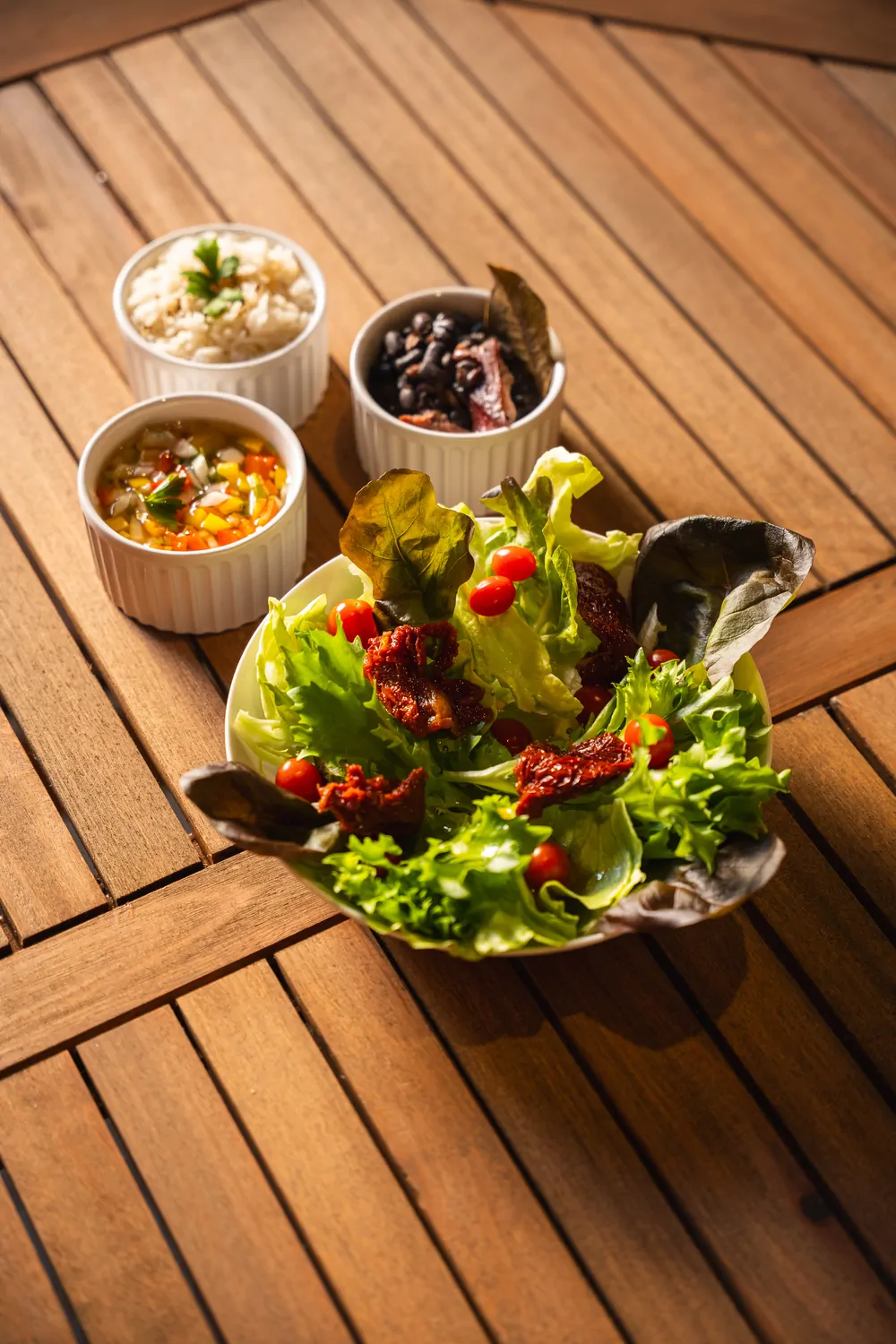 Misty mountain landscape at sunrise